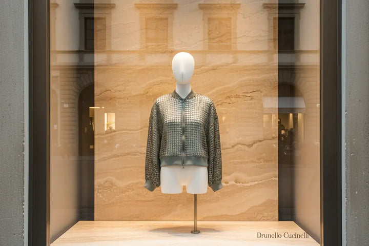 Bicolor silk bomber jacket