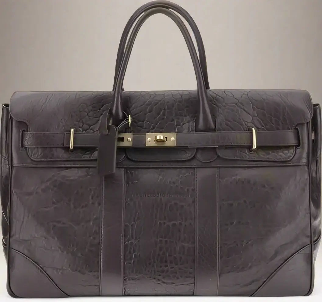 Brunello Cucinelli  men's brown Country Travel Bag