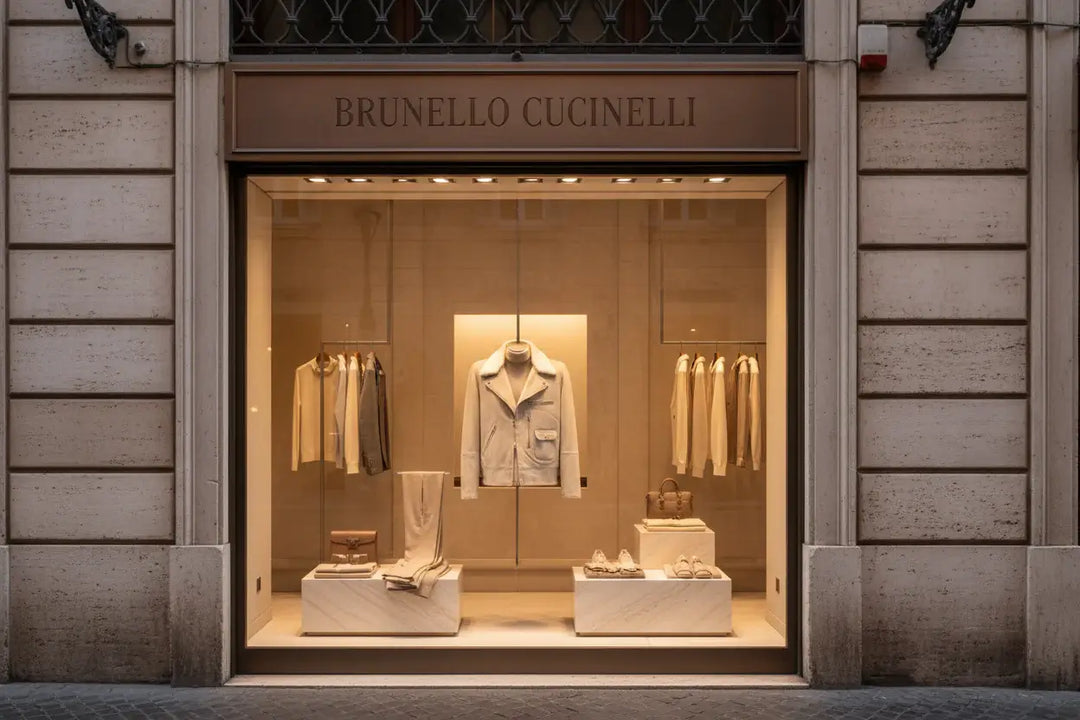 Beige jacket with a collar on a white background