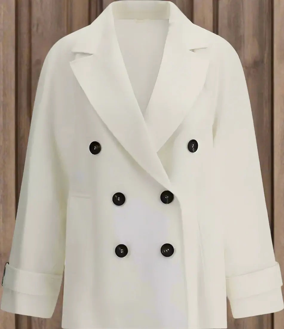 Brunello Cucinelli women's white Double-breasted Jacket