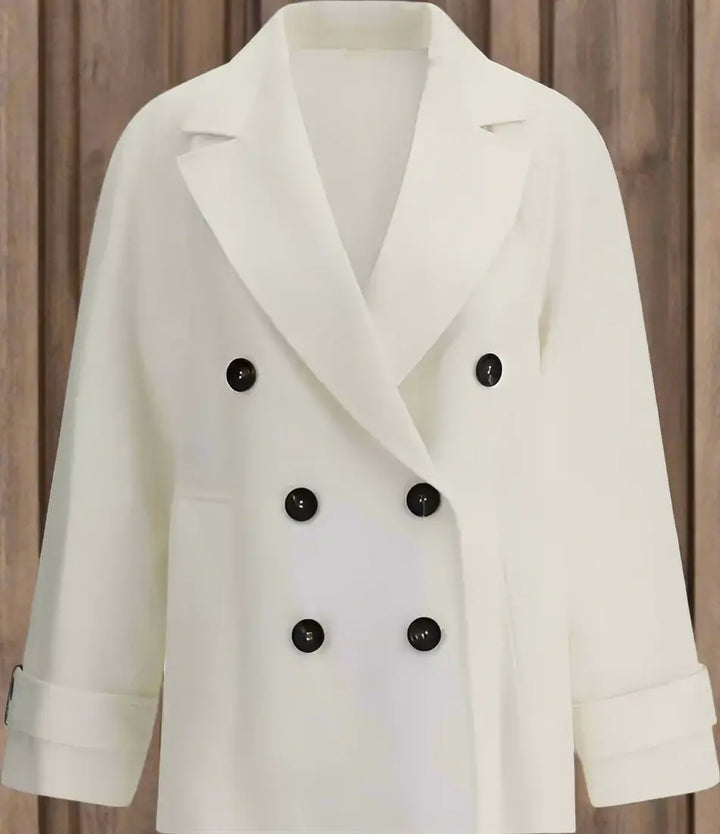 Brunello Cucinelli women's white Double-breasted Jacket