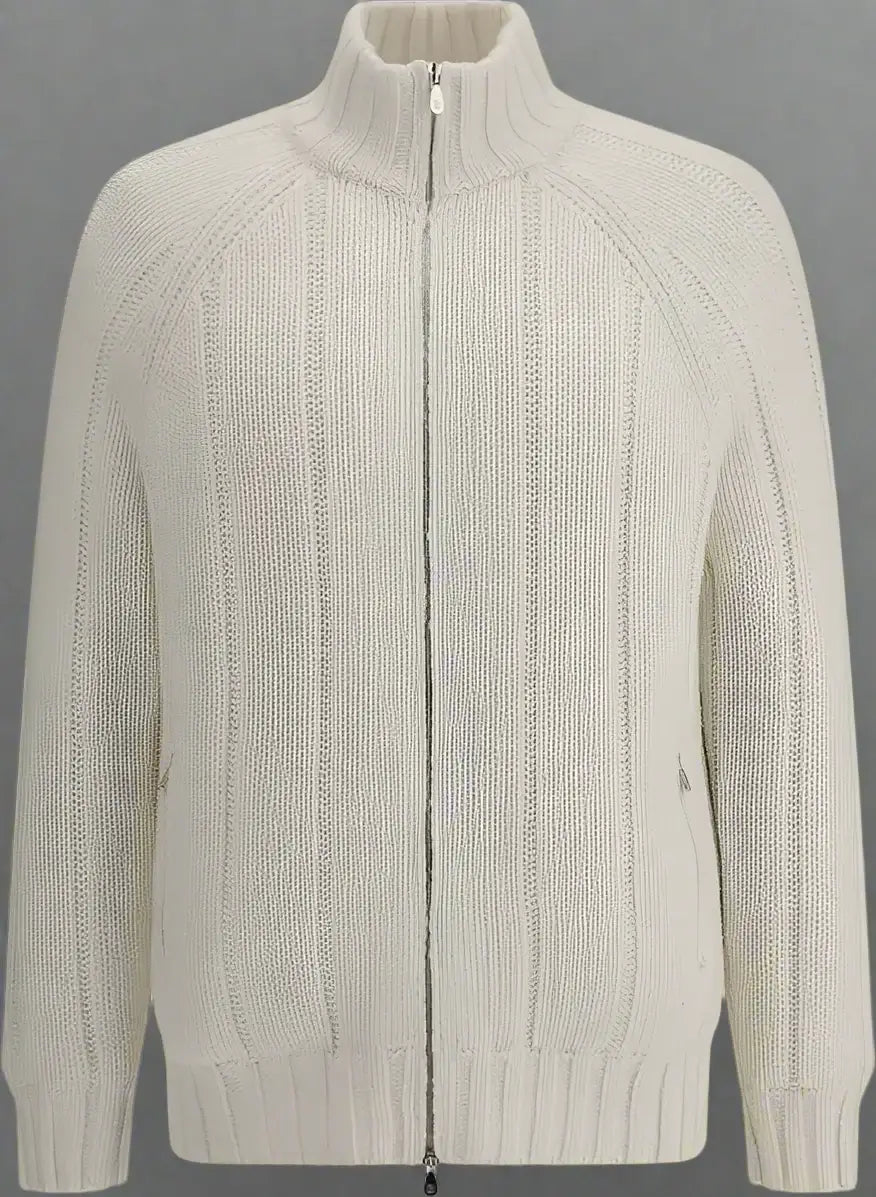 BRUNELLO CUCINELLI men's white Cashmere Jacket