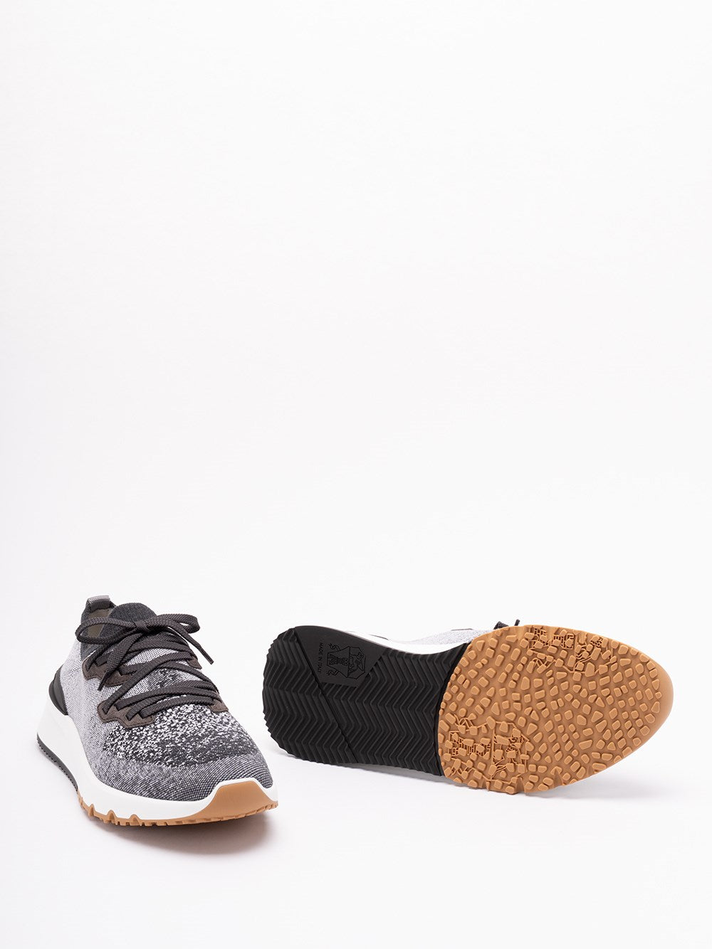 Brunello Cucinelli Men Knit Sneakers