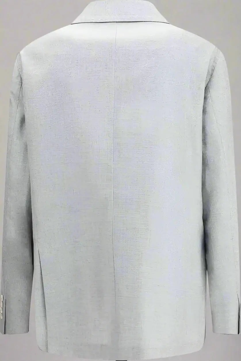 Gray coat on a white background