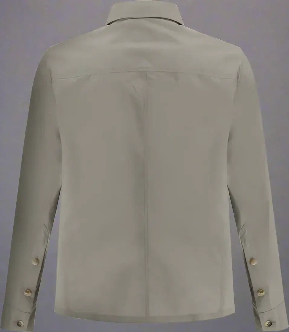 Brunello Cucinelli men's grey Waterproof button up Jacket