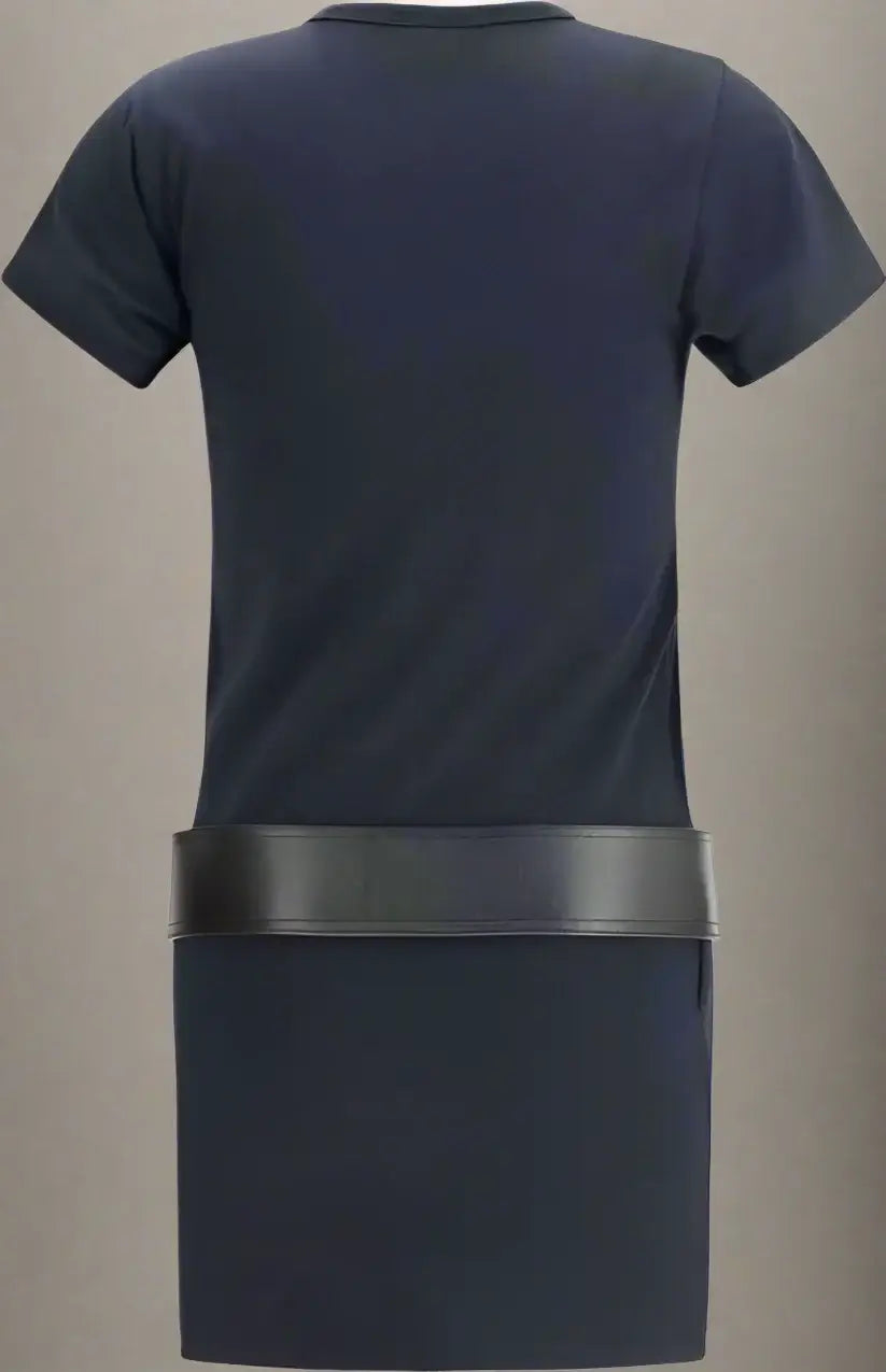 BALENCIAGA navy blue T-Shirt Dress