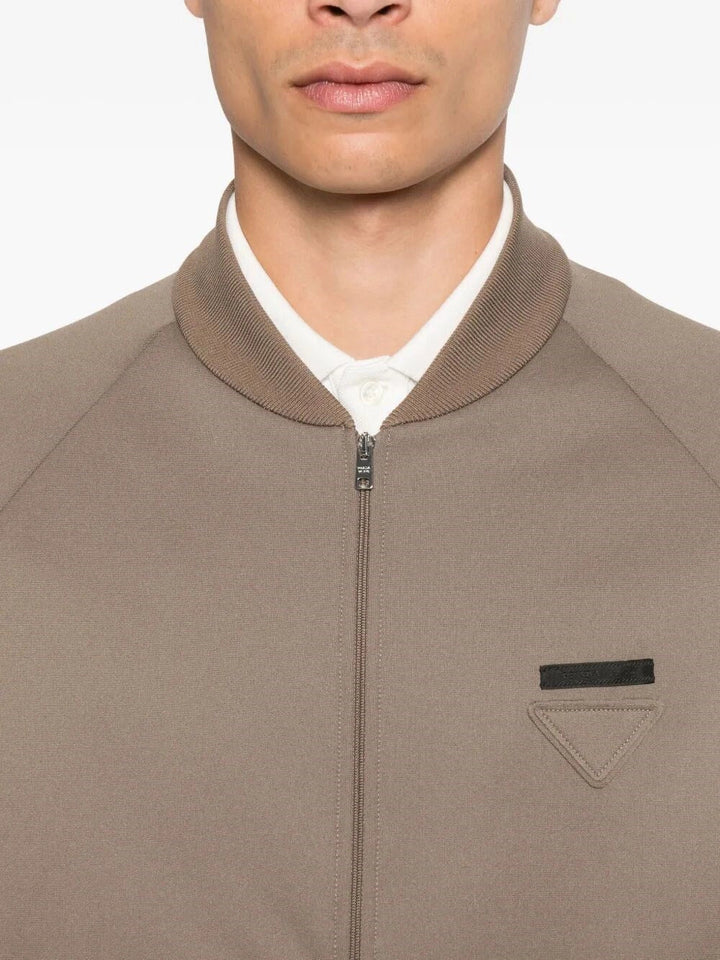 Prada Men Zipped Cardigan