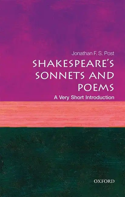 Shakespeare's Sonnets and Poems: A Very Short Introduction - Paperback