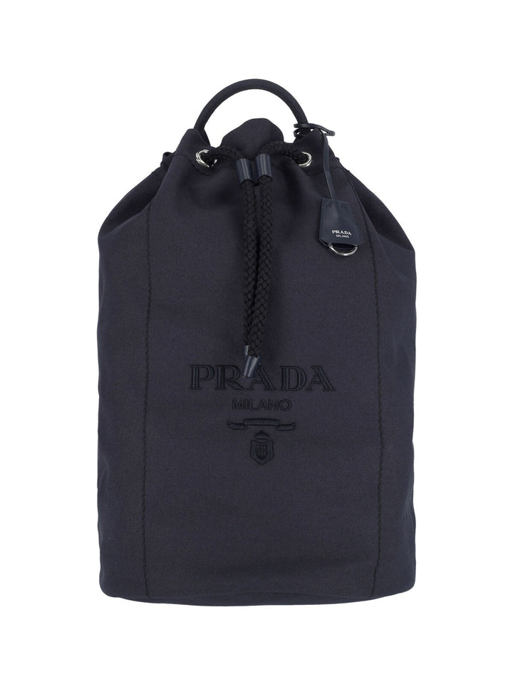 Prada Men Logo Bucket Bag
