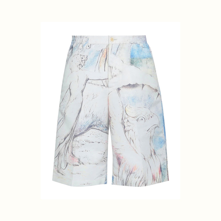 Alexander Mcqueen William Blake Dante Shorts Men