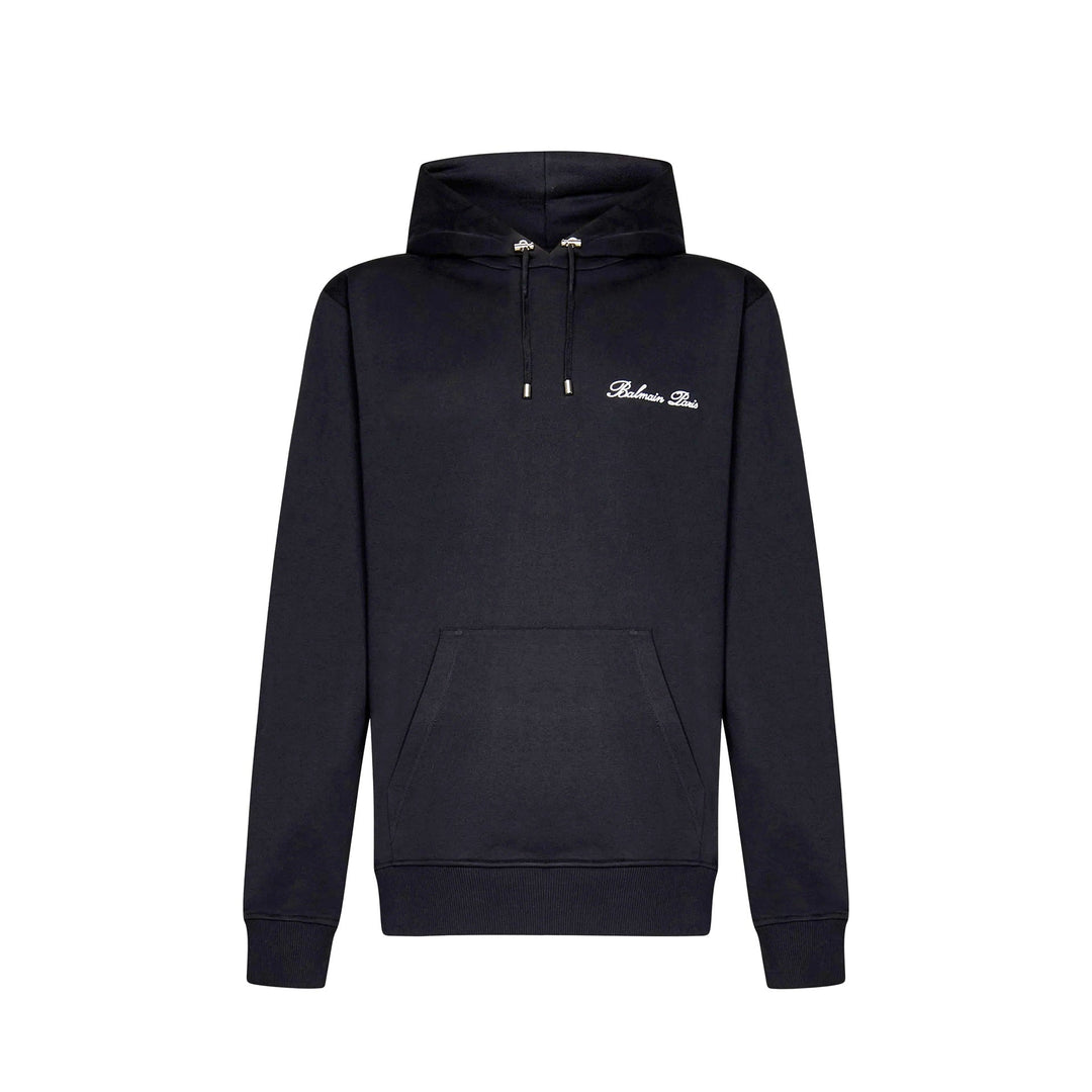 Balmain Cotton Logo Sweatshirt Men