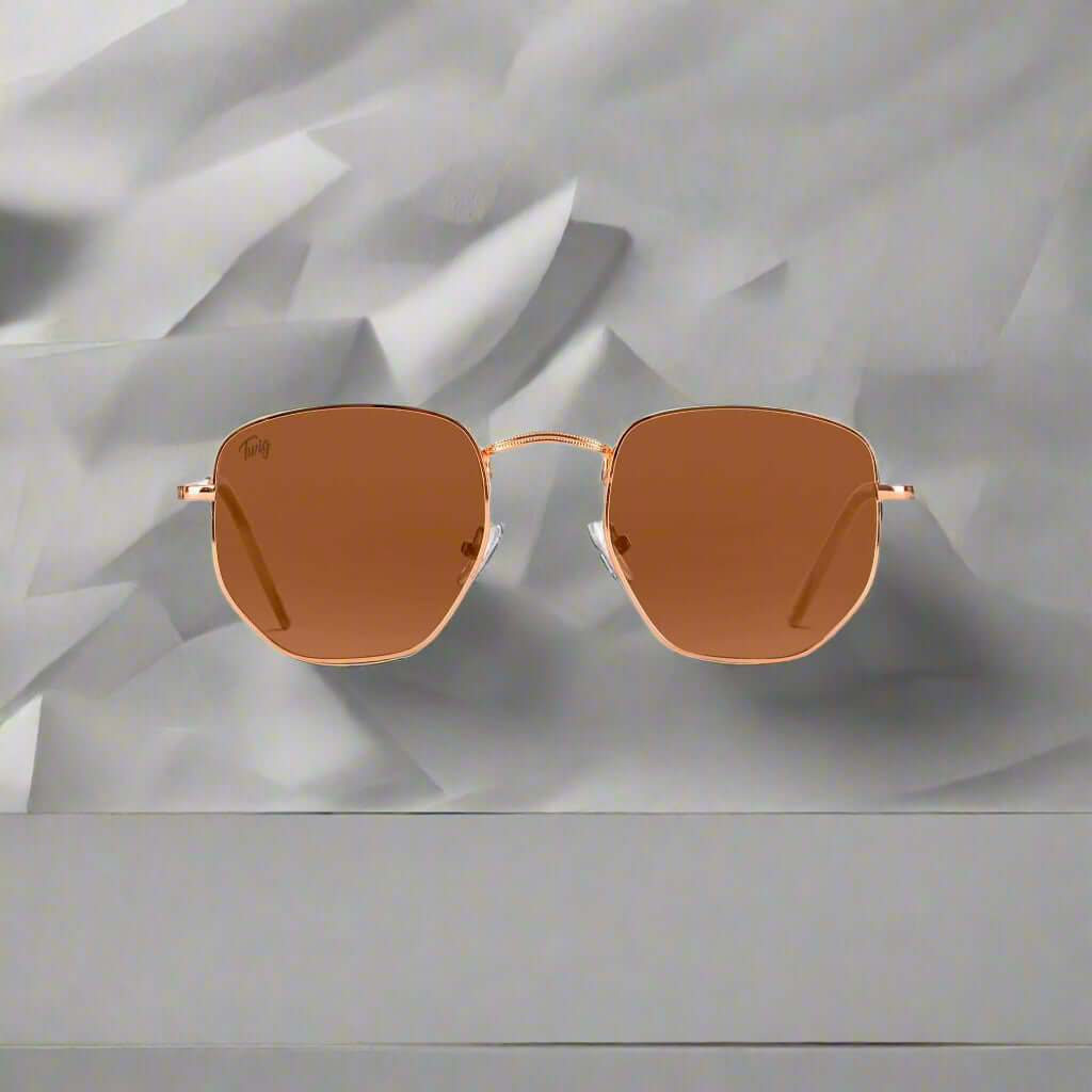 Twig men's and women's sunglasses in assorted styles including aviator, round, and square frames