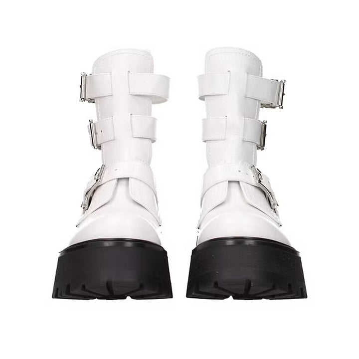 Alexander Mcqueen Leather Ankle Boots Women