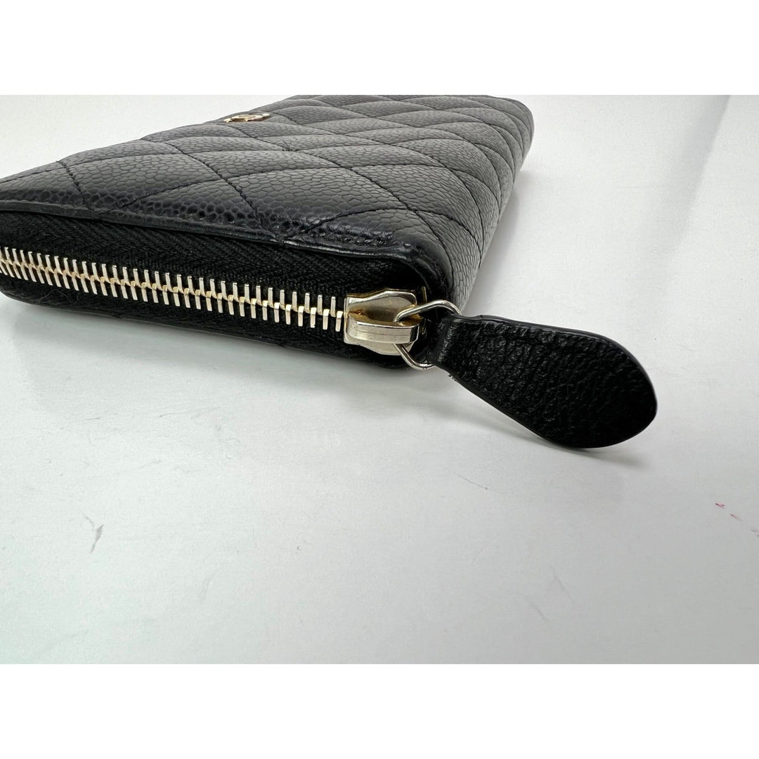 Chanel Caviar Quilted large gusset black wallet – STORE 7994