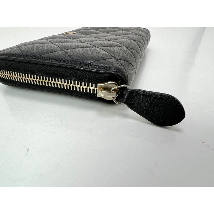 Chanel Caviar Quilted large gusset black wallet – STORE 7994