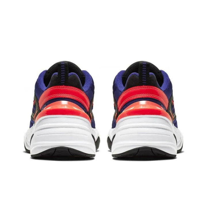 Nike M2K Tekno Black Deep Royal Blue Bright Crimson
