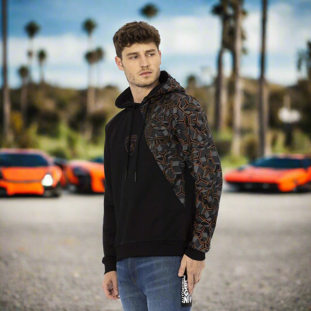 Automobili Lamborghini black & grey Sweatshirts