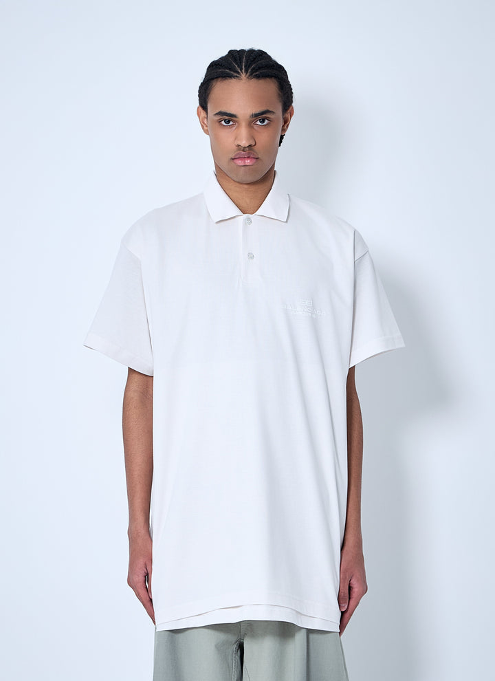 Balenciaga Men Interwinded Polo Shirt