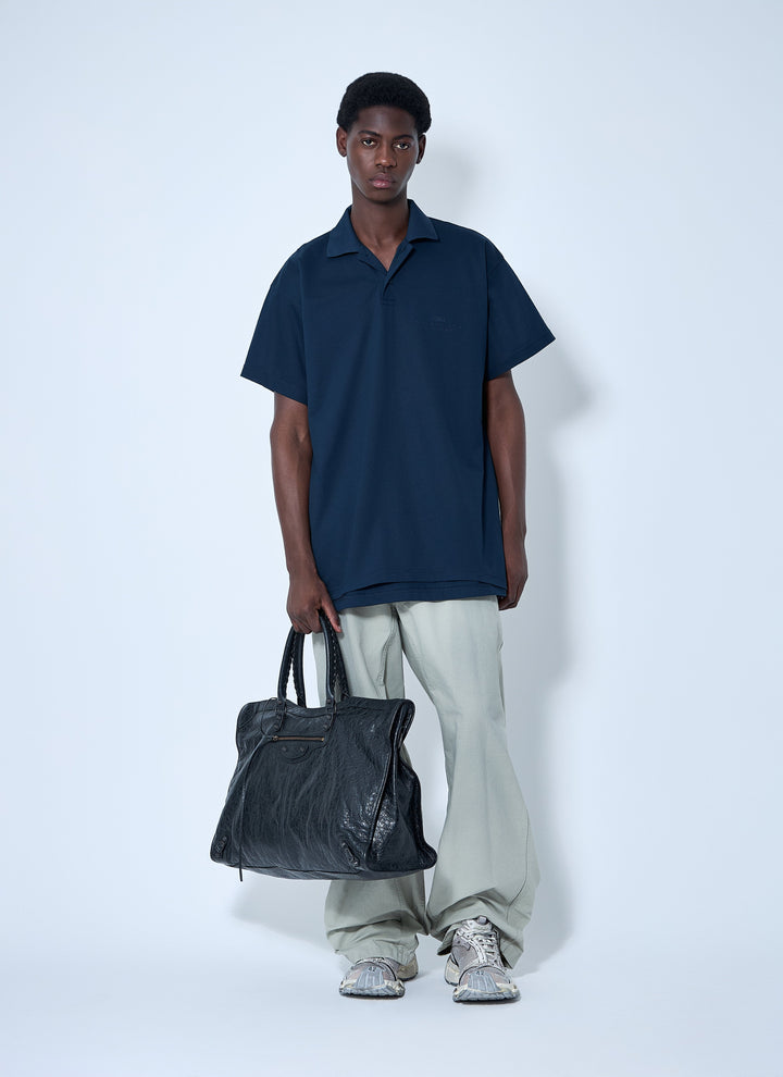 Balenciaga Men Interwined Polo Shirt