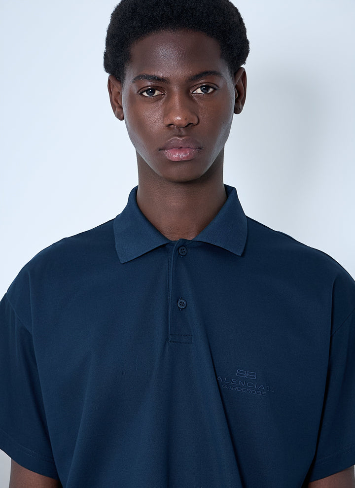 Balenciaga Men Interwined Polo Shirt