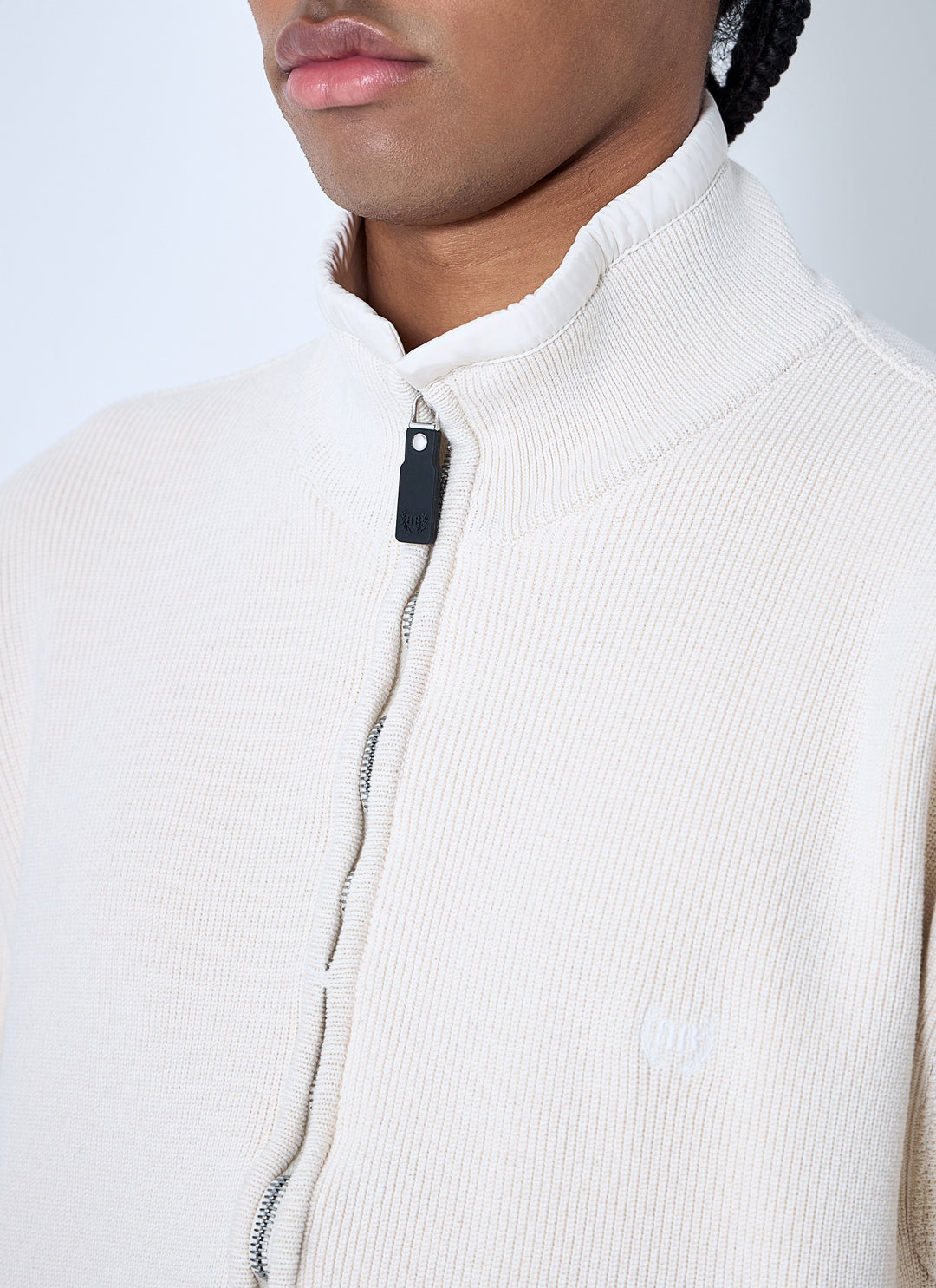 Balenciaga Men Interwined Zip-Up Sweater