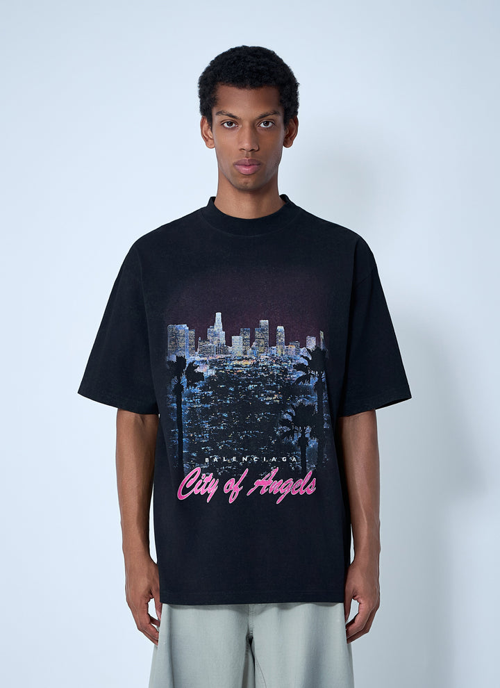 Balenciaga Men City Of Angels T-Shirt