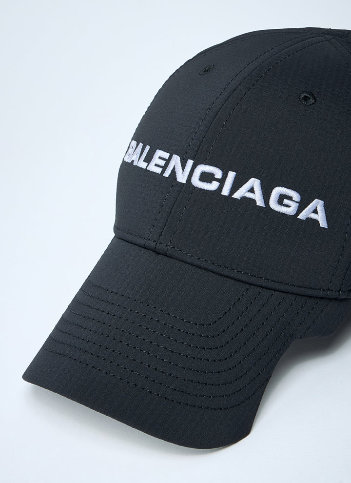 Balenciaga Men Logo Motif Baseball Cap