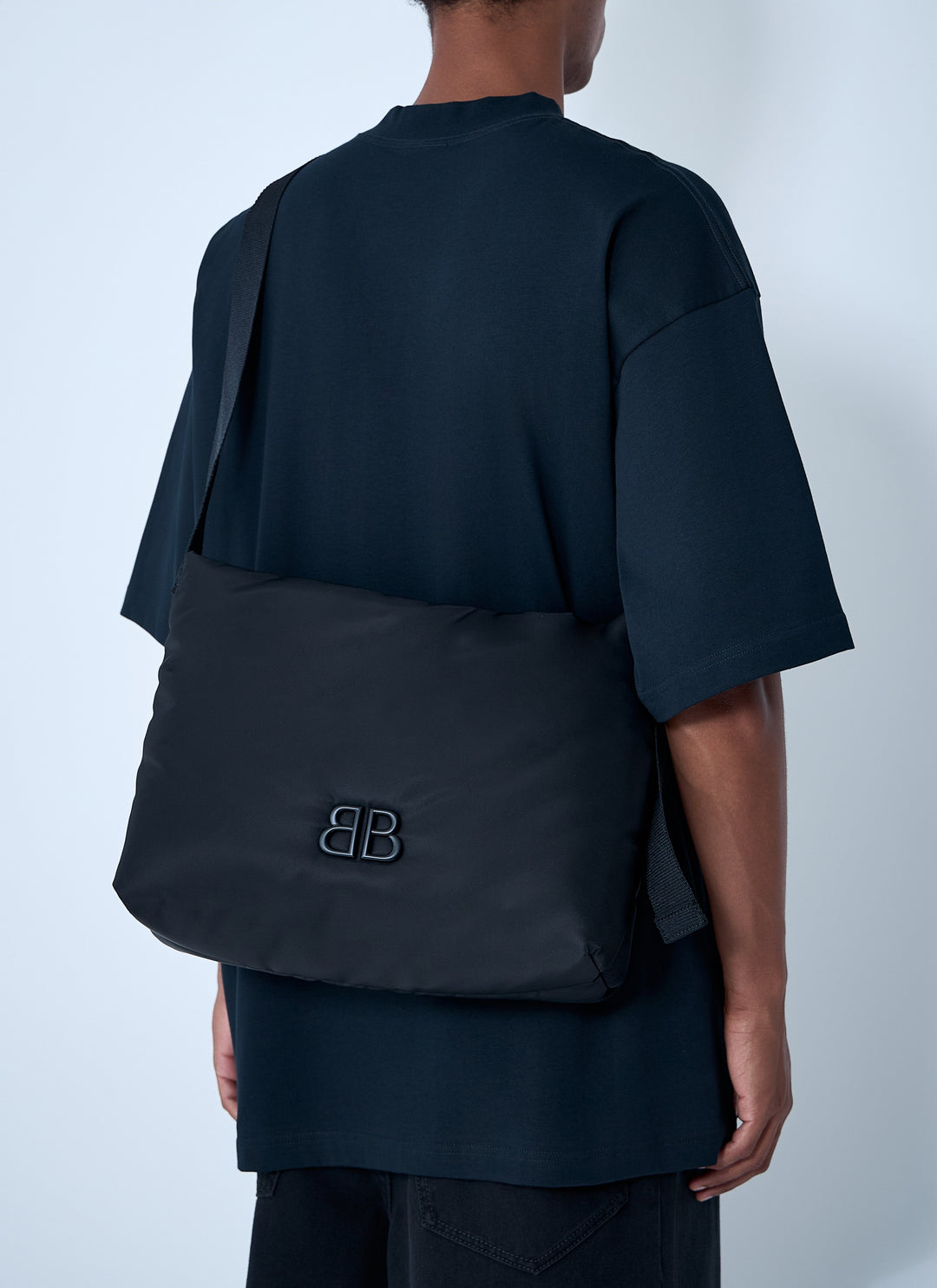 Balenciaga Men Medium Monaco Flap Shoulder Bag