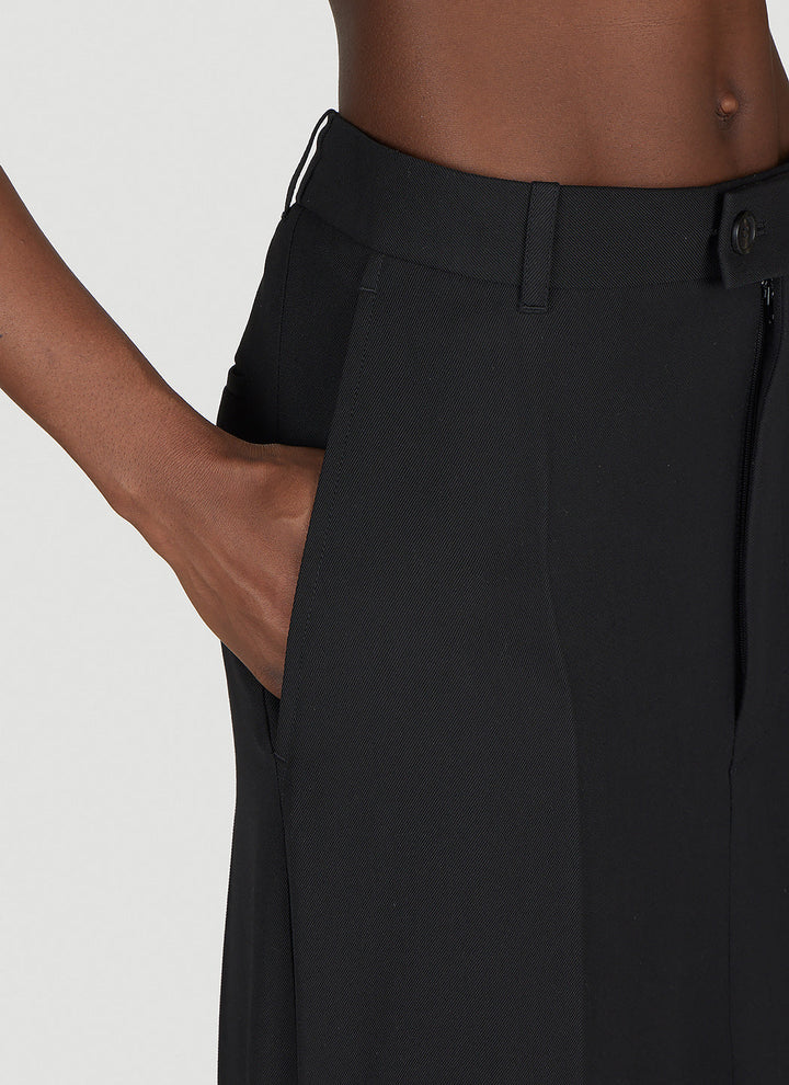 Balenciaga Women Godet Draped Skirt