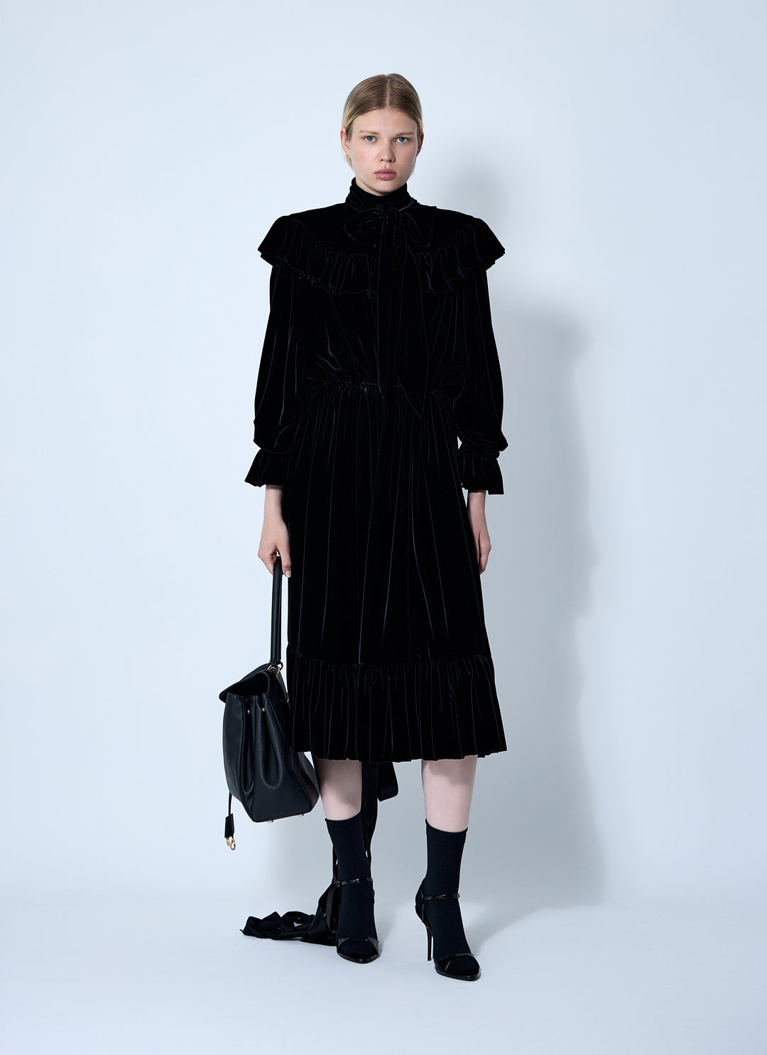 Balenciaga Women Lace-Up Dress