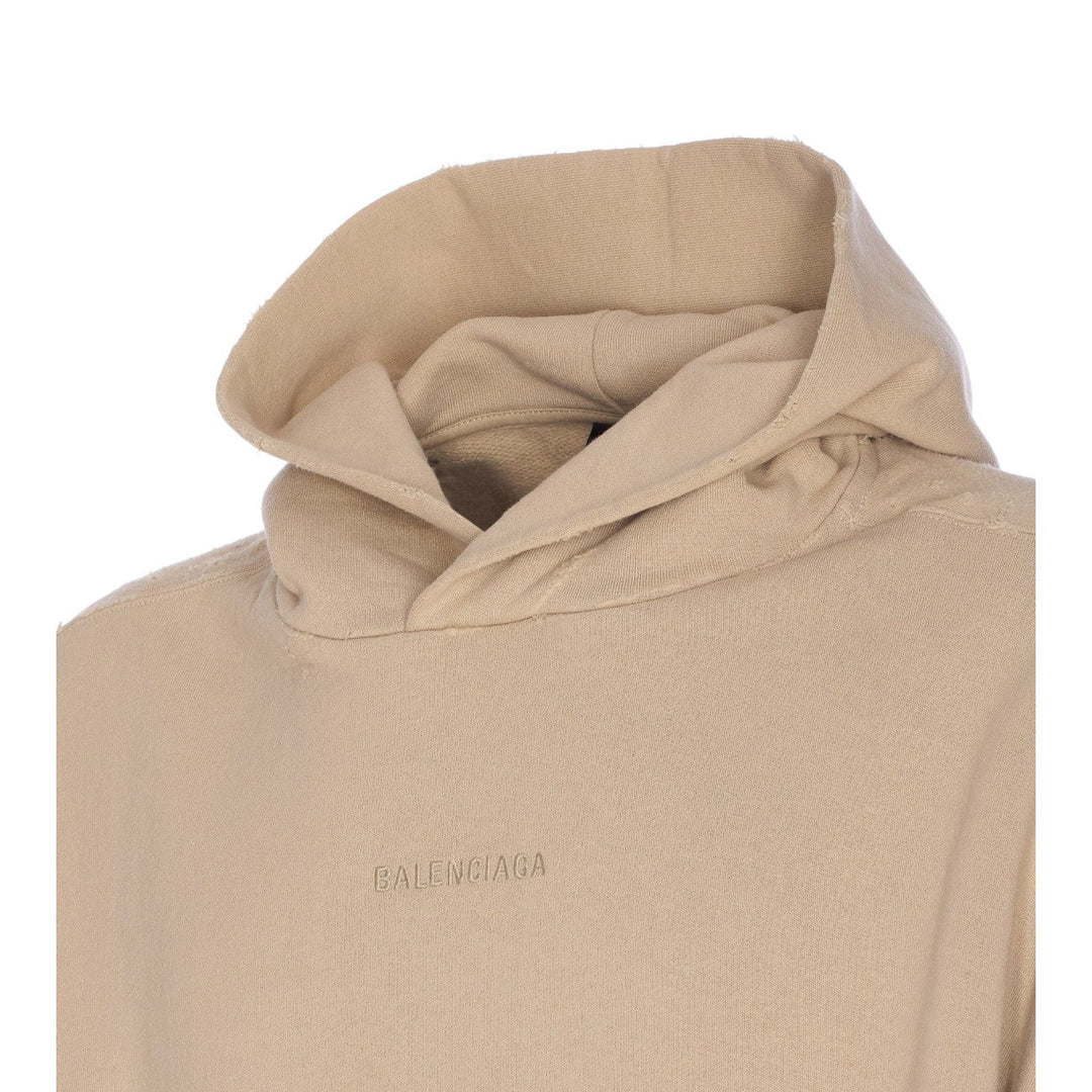 Balenciaga Men Balenciaga Back Reflective Medium Fit Hoodie