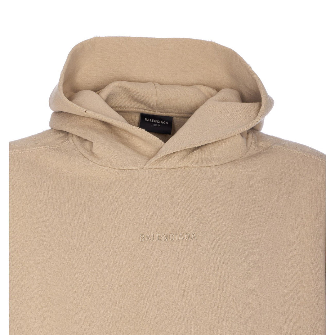 Balenciaga Men Balenciaga Back Reflective Medium Fit Hoodie