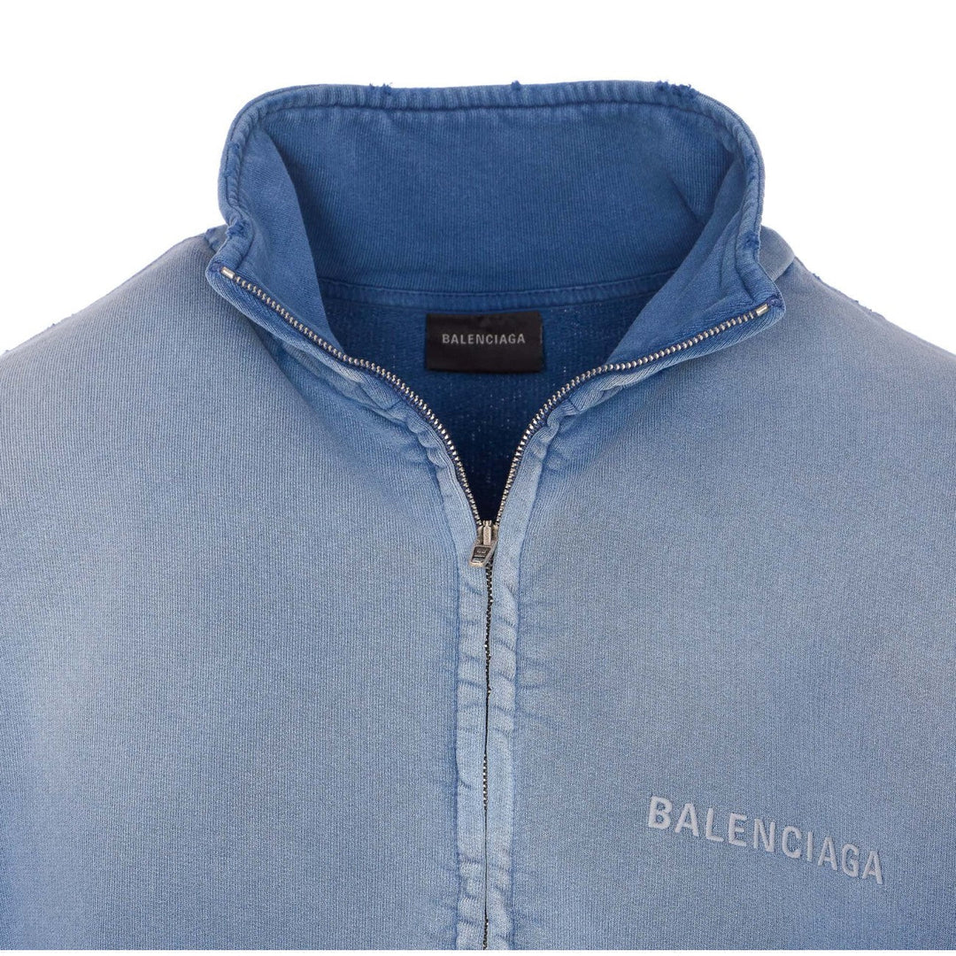 Balenciaga Men Balenciaga Back Zip Up Jacket