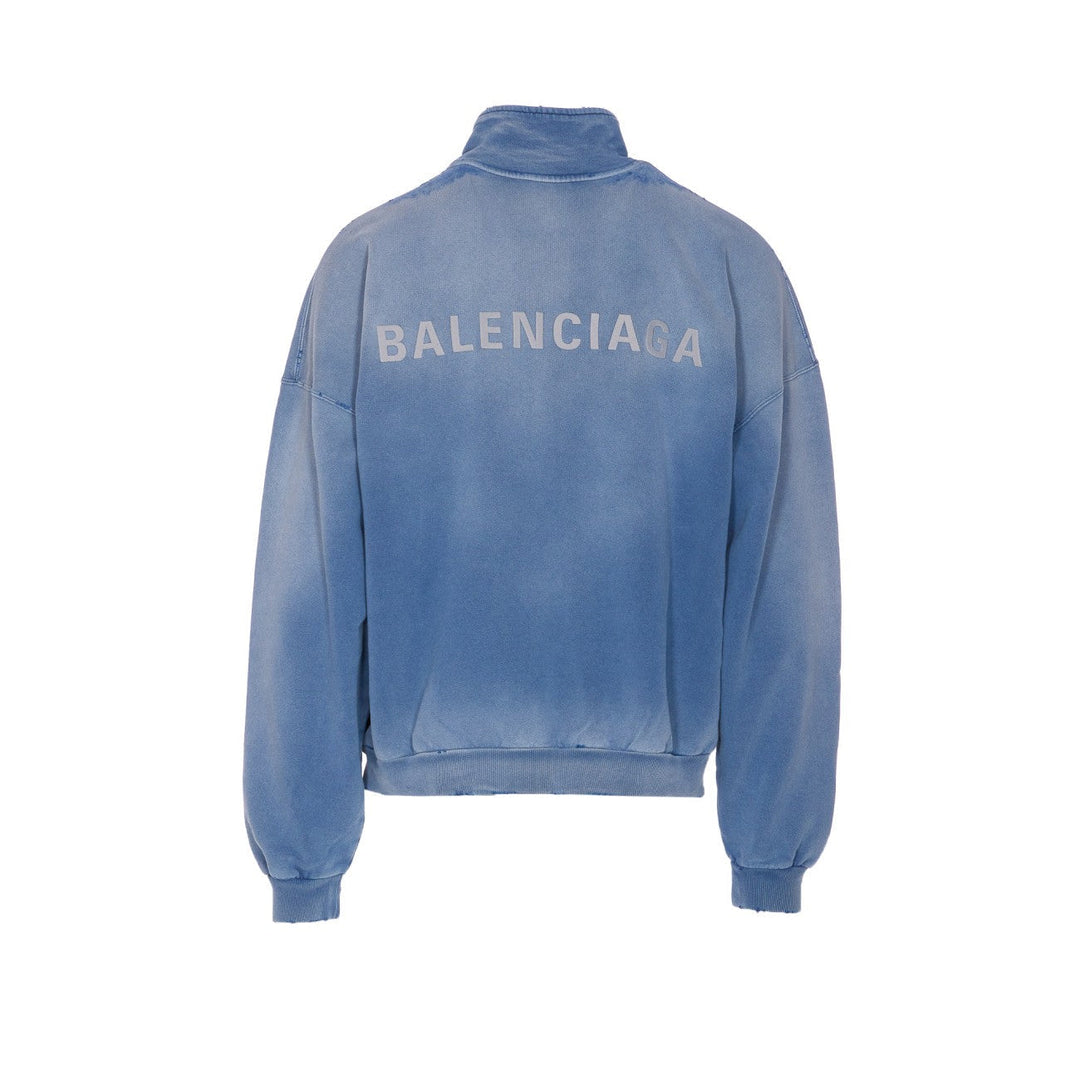 Balenciaga Men Balenciaga Back Zip Up Jacket