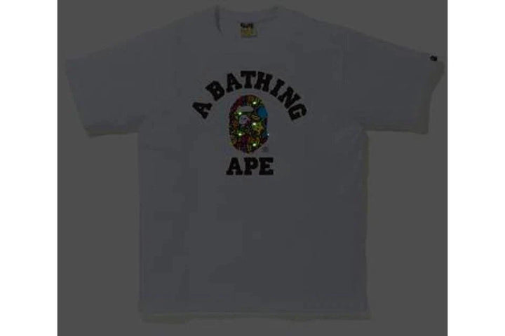 BAPE Milo Banana Pool College T-shirt White