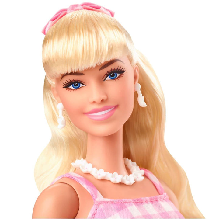 Barbie the Movie Collectible Doll, Margot Robbie As Barbie In Pink Gingham Dress
