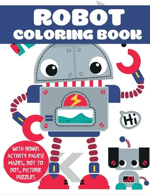 Robot Coloring Book - Paperback