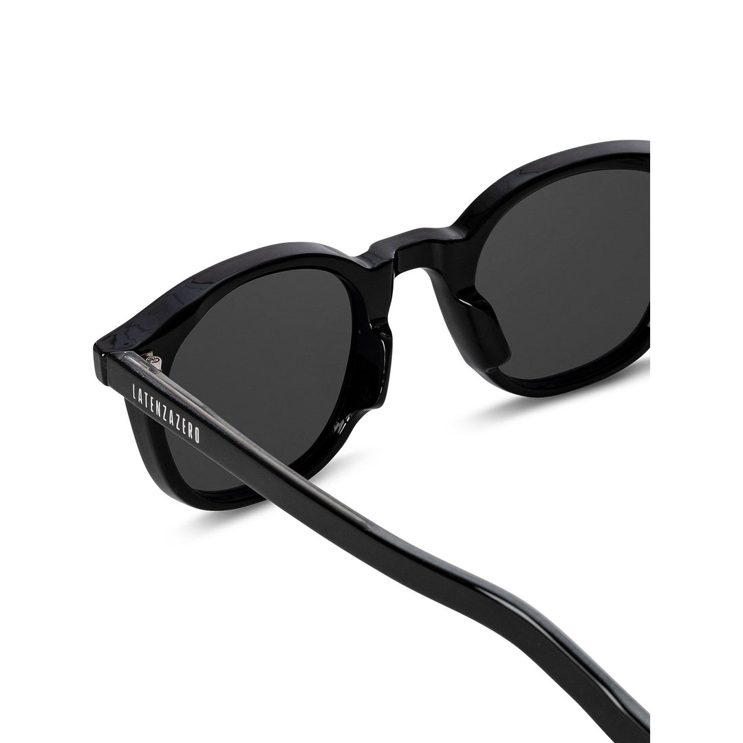 Black stylish Italian designed affordable sunglasses with UV protection.
