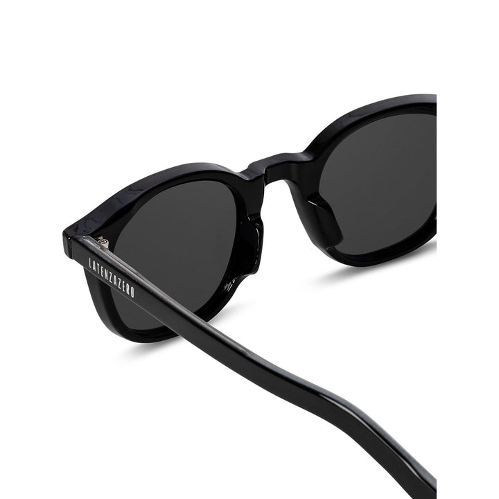Black stylish Italian designed affordable sunglasses with UV protection.