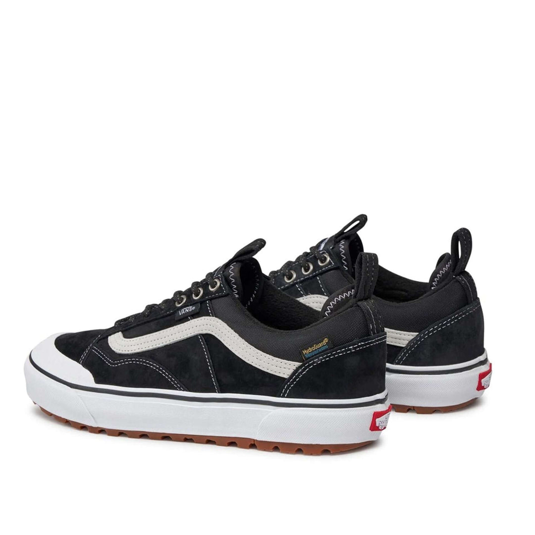 Vans black and white low top unisex leather Sneakers