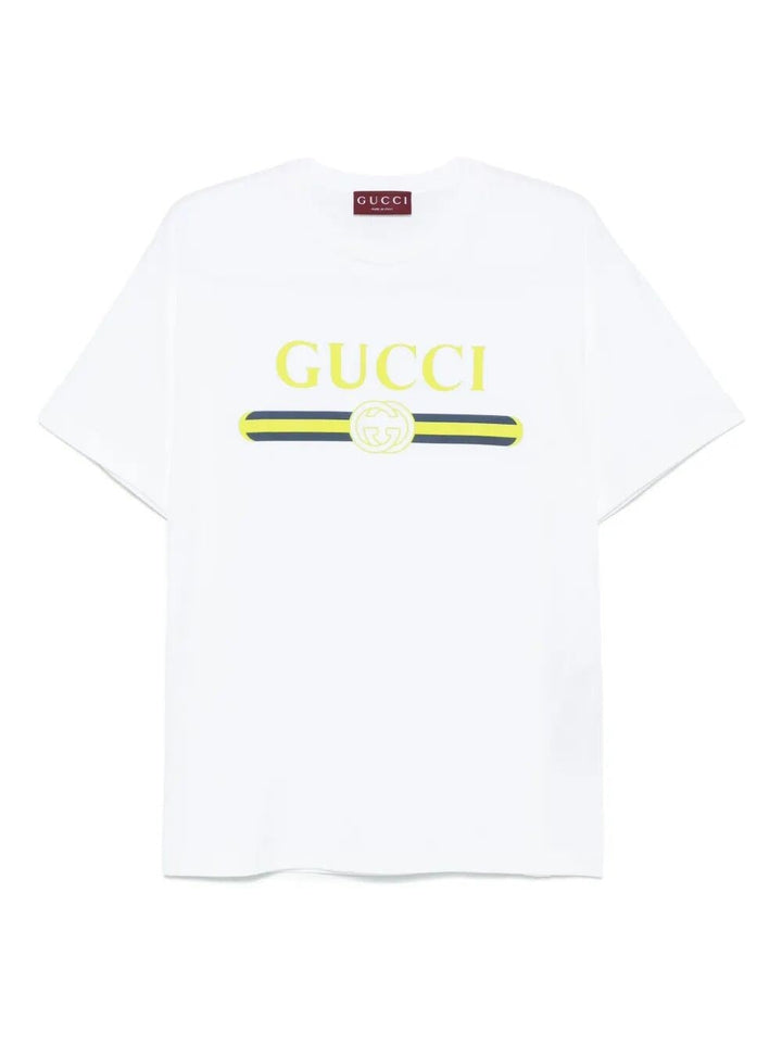 Gucci Men Short Sleeve Cotton Jersey T-Shirt