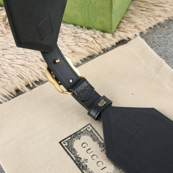 Gucci GG-buckle canvas Women belt &