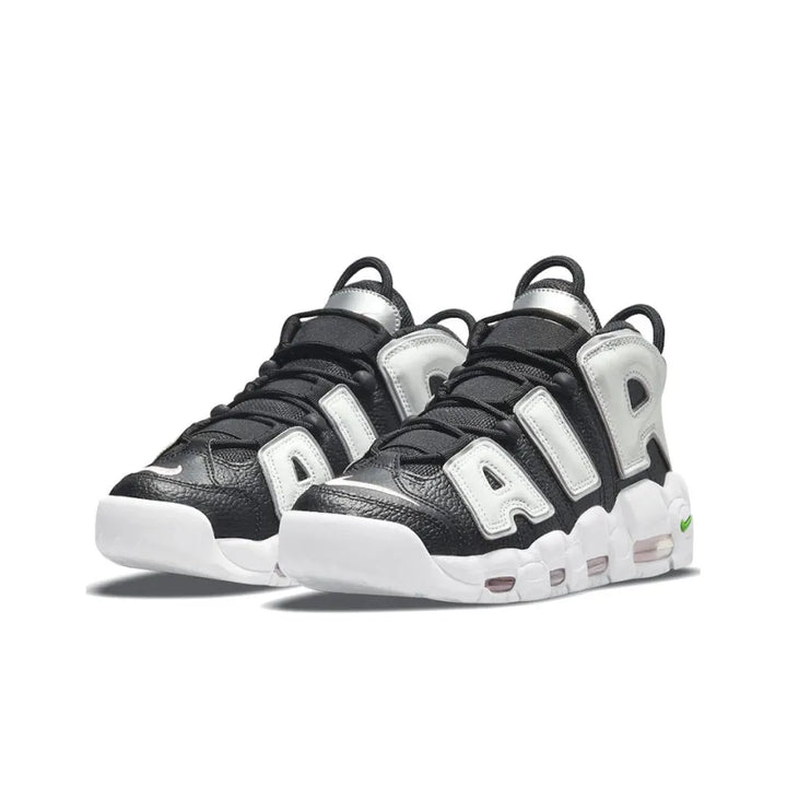 Nike Air More Uptempo Black White Green