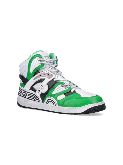 Gucci Men Basket' High Sneakers