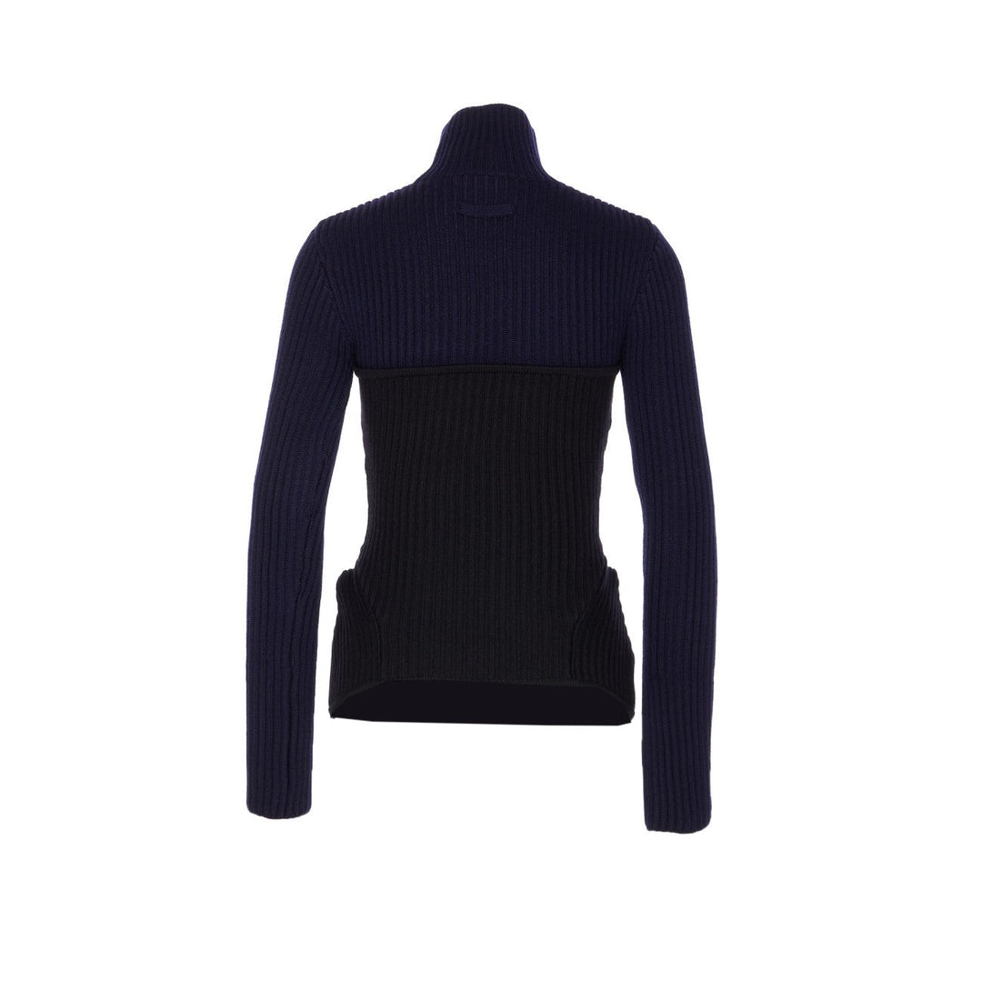 Jean Paul Gaultier Women Bicolor Stretch Sweater