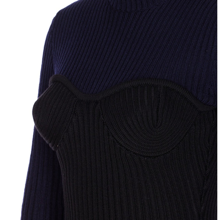 Jean Paul Gaultier Women Bicolor Stretch Sweater
