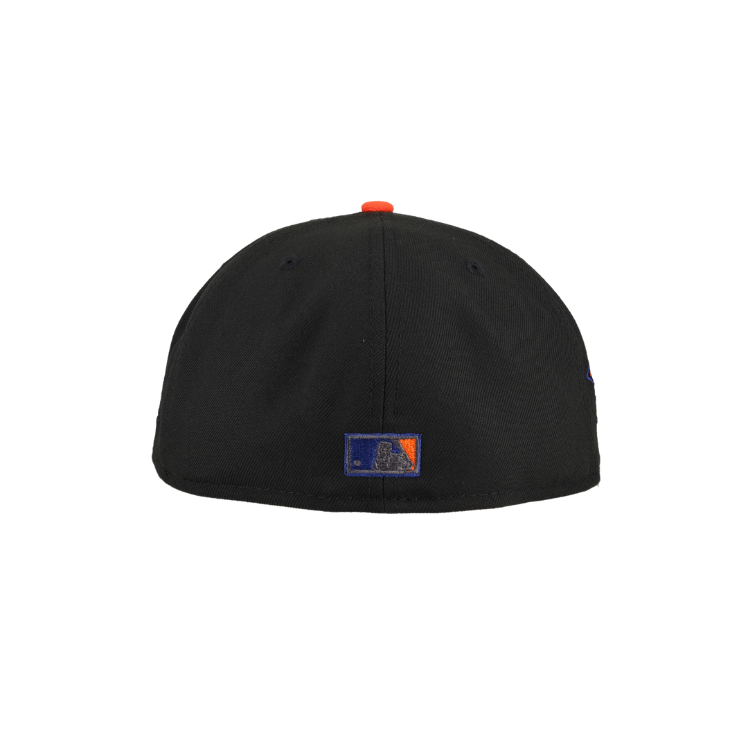 Houston Astros 25th Silver Anniversary Patch Black 59Fifty Fitted Hat