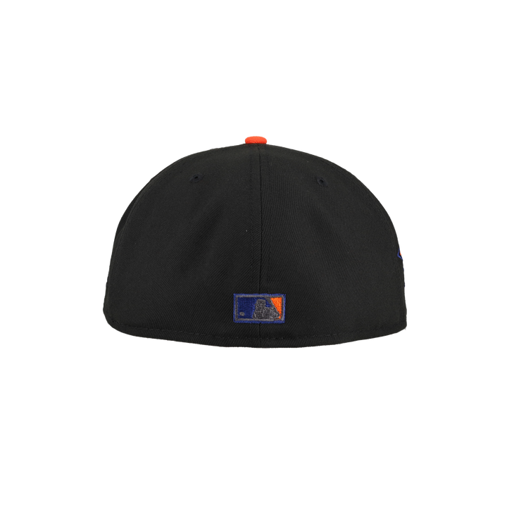 Houston Astros 25th Silver Anniversary Patch Black 59Fifty Fitted Hat