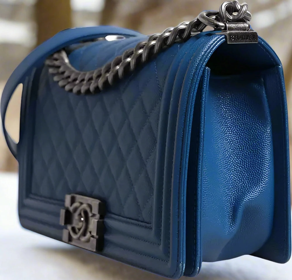 Preloved CHANEL classic quilted handbag front view Authentic CHANEL black leather flap bag CHANEL gold chain shoulder bag – preloved Vintage CHANEL logo clutch purse Secondhand CHANEL luxury tote with dust bag