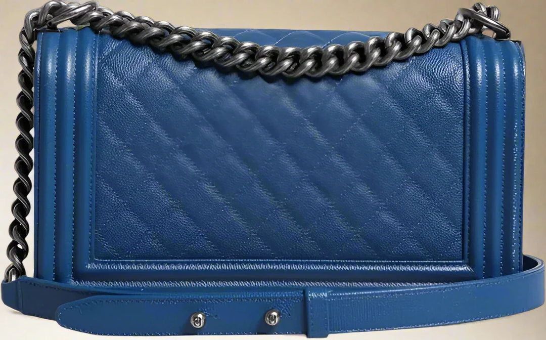 Preloved CHANEL classic quilted handbag front view Authentic CHANEL black leather flap bag CHANEL gold chain shoulder bag – preloved Vintage CHANEL logo clutch purse Secondhand CHANEL luxury tote with dust bag
